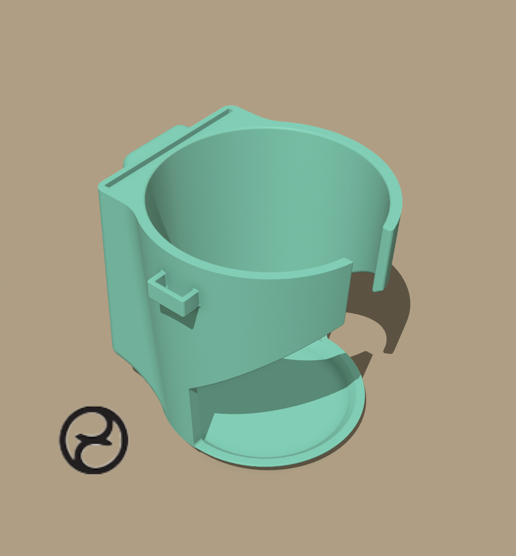 ☕ מחזיק כוס לעגלת תינוק – עם מקום למשקפי שמש וכרטיסיית קפה